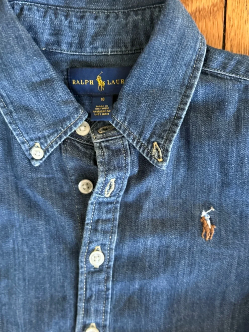 Ralph Lauren Denim Shirt Dress with Belt - Size 10